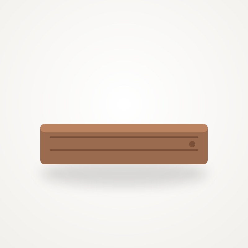 Full-Grain Leather Desk Mat — product photo on white background
